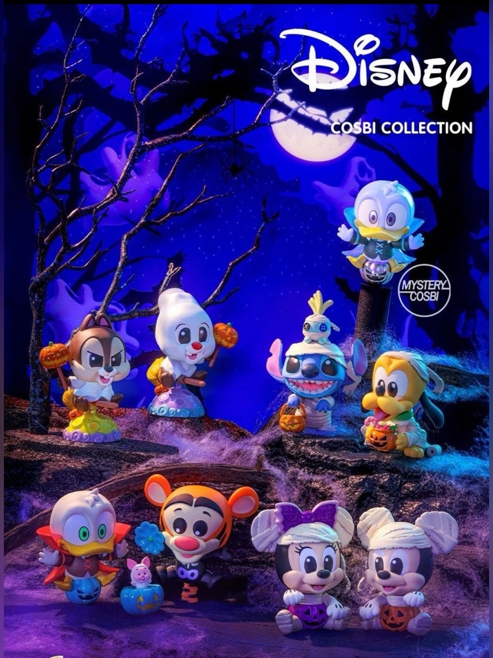 šDisney| Halloween Cosboo! Cosbi Collection | Full Case of 8 Factory Sealed NEW - Picture 5 of 12